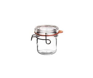 Kjøkkentilbehør - Luigi Bormioli Lock Eat Jar with patent lid Dia 8.4 x 9.7 cm 20 cl Clear - 17263