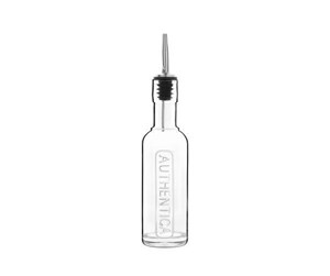 Kjøkkentilbehør - Luigi Bormioli Authentica Bottle with steel pouring stopper Dia 5.8 x 26.1 cm 25 cl Clear - 0032622025390