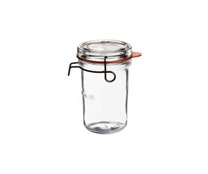 Kjøkkentilbehør - Luigi Bormioli Lock Eat Jar with patent lid Dia 8.4 x 14 cm 35 cl Clear - 0032622024751