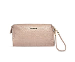 Annen personlig pleie - Gillian Jones Natascha Cosmetics bag in cream with embossed - 10454-51