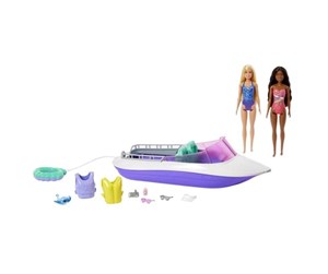 Dukker, Bamser & Utstyr - Barbie Mermaid Power Dolls & Boat Playset - 0194735066964