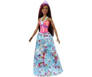 Dukker, Bamser & Utstyr - Barbie Dreamtopia Princess Doll - Blue Skirt & Pink Hair Streak - GJK15