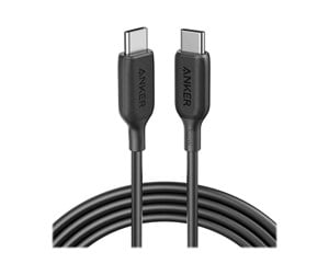 USB - Anker 543 USB-C to USB-C cable - 1.8 m - Black - A80E2G11