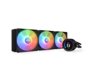 Prosessor-kjøler - NZXT Kraken Elite 360 Black RGB - CPU Vannkjøling - Max 31 dBA - RL-KR36E-B1