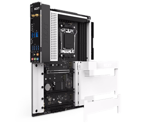 Hovedkort - NZXT N7 B650E White Hovedkort - AMD B650 - AMD AM5 socket - DDR5 RAM - ATX - N7-B65XT-W1