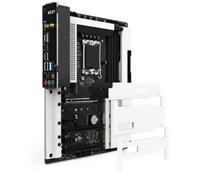 Hovedkort - NZXT N7 Z790 White Hovedkort - Intel Z790 - Intel LGA1700 socket - DDR5 RAM - ATX - N7-Z79XT-W1