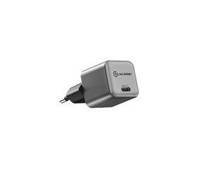 Mobil - Adaptere og ladere - ALOGIC Rapid Power 30W GaN Charger - WCG1X30SGR-EU