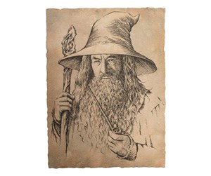 Reklameartikler - Weta Workshop - The Lord of the Rings - Portrait of Gandalf The Grey Statue Art Print - 872802827