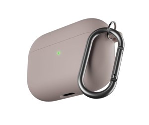 Hodetelefoner - KeyBudz HyBridShell Series Keychain Case - Premium hard shell triple layer case for your Airpods Pro - APP_S2_PPNK