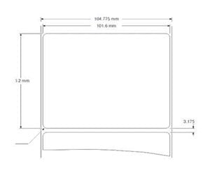 Papir, Fotopapir & Etiketter - Zebra Z-Perform 1000D Removable - 3010739-T