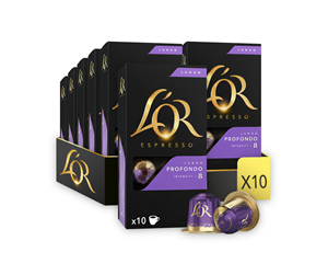 Kaffe & Espresso - L'OR Lungo 8 Profondo - 10 capsules - 4028594