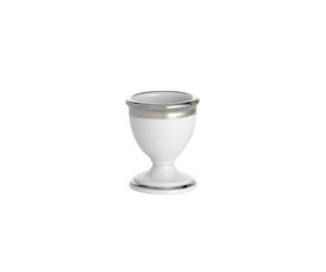 Kjøkkentilbehør - Pillivuyt Egg cup Bistro 4 cl 5 cm White/Silver - 18807