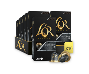 Kaffe & Espresso - L'OR Espresso 12 Onyx - 10 capsules - 4028603