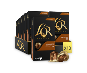 Kaffe & Espresso - L'OR Espresso 10 Estremo - 10 capsules - 4028607