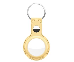 Mobil - Andre tilbehør - KeyBudz Leather Keyring for AirTag 2-pack - AT2_S1_PYL