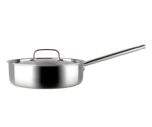 Panner - Pillivuyt Gourmet Somme Saucepan with Lid Dia 24 cm Steel - 20290