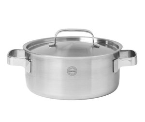 Gryter - Pillivuyt Gourmet Somme Pot with lid Dia 24 cm 5 liters Steel - 20267