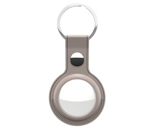 Mobil - Andre tilbehør - KeyBudz Leather Keyring for AirTag 2-pack - AT2_S1_SBG