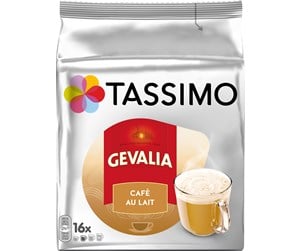 Kaffe & Espresso - Tassimo Gevalia Cafe au Lait - 16 pcs - 4031587