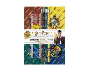 Skole - Cinereplicas Harry Potter Stationery Set - Hogwarts houses - 4895205605350