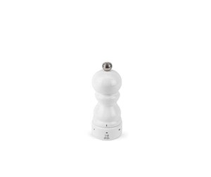 Kjøkkentilbehør - Peugeot Salt mill Paris uS 12 cm White lacquer Beech - 16013