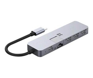 Dokkingstasjon - XtremeMac XWH-UMP-13 - docking station - USB-C - 10Mb LAN - XWH-UMP-13