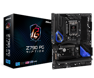 Hovedkort - ASRock Z790 PG Riptide Hovedkort - Intel Z790 - Intel LGA1700 socket - DDR5 RAM - ATX - 90-MXBJX0-A0UAYZ