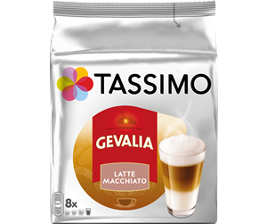 Kaffe & Espresso - Tassimo Gevalia Latte Macchiato - 8 pcs - 4031655