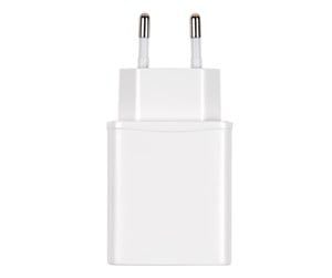 Mobil - Adaptere og ladere - Vivanco Fast 1xUSB QC 3.0 18W Home Charger White - 60807