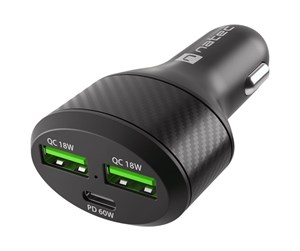 Mobil - Adaptere og ladere - Natec Coney car power adapter - 2 x USB 24 pin USB-C - NUC-1981