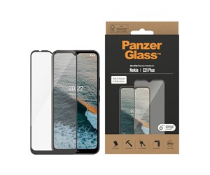 Mobil - Beskyttelsesglass - PanzerGlass Screen Protector Nokia C21+ | Ultra-Wide Fit - PANZER6795