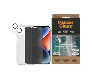 Mobil - Deksel og etui - PanzerGlass Privacy 3-in-1 Pack iPhone 14 - PANZERB0401+P2783