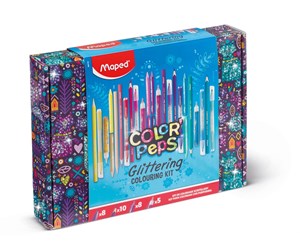 Skrive- & Tegneverktøy - Maped Glitter Colouring kit - 984722