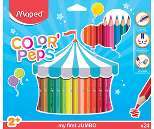 Skrive- & Tegneverktøy - Maped Color'Peps My first Jumbo Colour pencils x24 - 834013