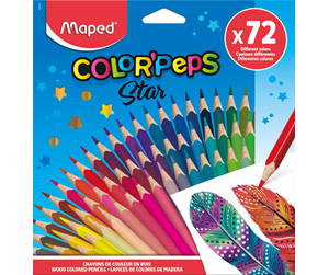 Skrive- & Tegneverktøy - Maped Color'Peps Star Colour pencils x72 - 832072