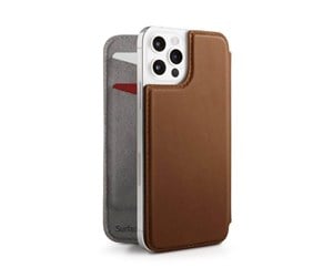 Mobil - Deksel og etui - Twelve South SurfacePad for iPhone 12/12 Pro - Razor Thin nappa leather - 12-2045