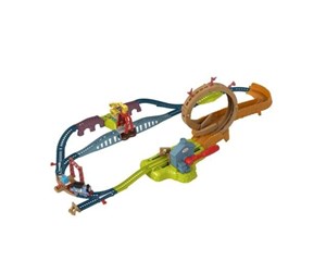 Leketøysbil - Fisher Price Thomas and Friends - Launch & Loop Maintenance Yard Train Set - 0194735072835