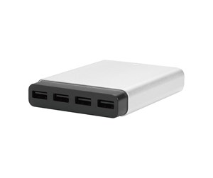 Mobil - Adaptere og ladere - Just Mobile AluCharge multi-port USB charger - the world's slimmest USB charger - PA-188EU