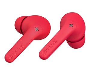 Hodetelefoner - defunc TRUE AUDIO Wireless BT Earbuds Red - D4323