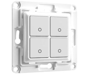 Smarthus - Shelly Wall Switch 4 - White - WS4 white