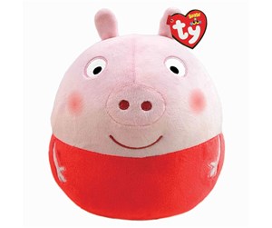 Dukker, Bamser & Utstyr - Ty SquishaBoo Peppa Pig 35 cm - 0008421392155