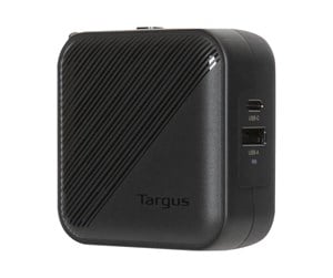 Mobil - Adaptere og ladere - Targus power adapter - GaN Charger - USB A / USB-C - 65 Watt - APA803GL