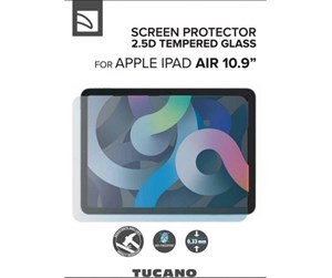 Mobil - Beskyttelsesglass - Tucano Tempered glass 2.5D for iPad 10.9" (2020) - IPD109-SP-TG-TR