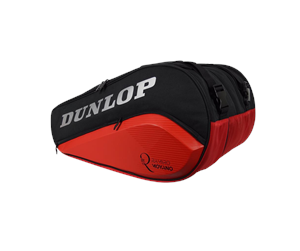 Sport & Fitness - Dunlop Padel Bag Paletero Elite BLACK/RED - DU312744IONE SIZE