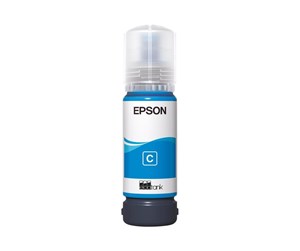 Printertilbehør blekk/toner - Epson EcoTank 108 - Cyan Ink - Blekkrefill Blå - C13T09C24A