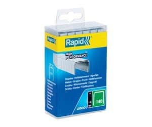 Stiftepistol og stifter - Esselte Rapid Staples140/16 Galv 2M PP - 5000091