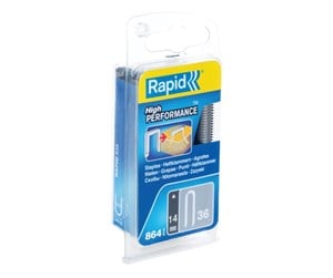 Stiftepistol og stifter - Rapid Cable Staples 36/14 Galv Blister864pcs - 40109627