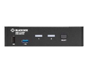 KVM-switch - Black Box USB-C 4K KVM Switch 2-Port - KVM switch - 2 ports - TAA Compliant - KVMC4K-2P