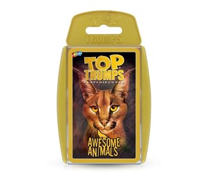 Brettspill & Puslespill - Winning Moves Awesome Animals Top Trumps Card Game (English) - 5036905044066