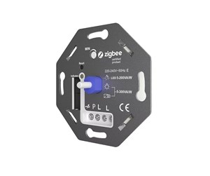 Smarthus - Light Solutions Zigbee Rotary Dimmer for EU cans - 250W - (Without front) - 5714255007817